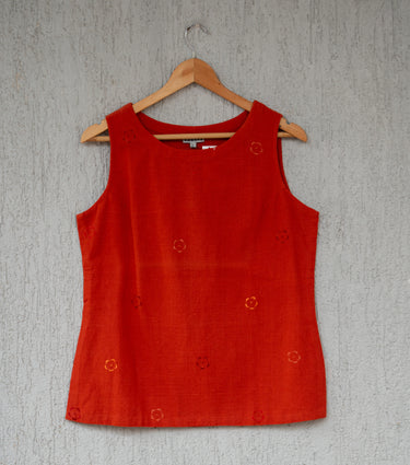 Red Cotton Top