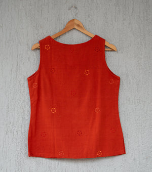Red Cotton Top