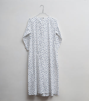 White Cotton Printed Kurta