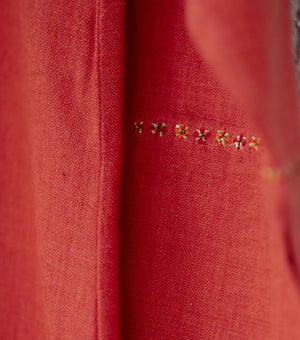 Orange Cotton Kurta