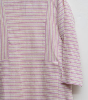 Pink Linen Dress with Slip