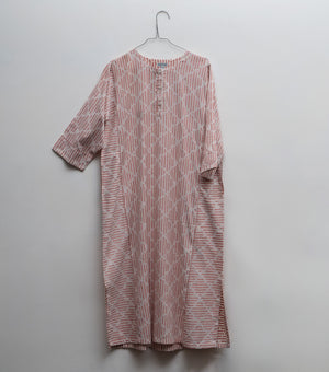 Off White Cotton Woven Kurta with Dupatta