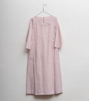 Pink Linen Dress with Slip