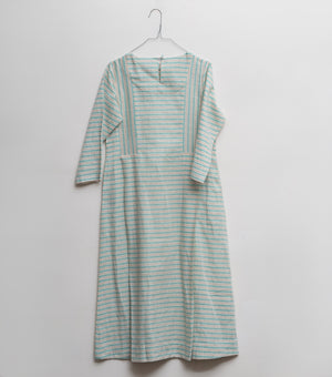 Green Linen Dress with Slip