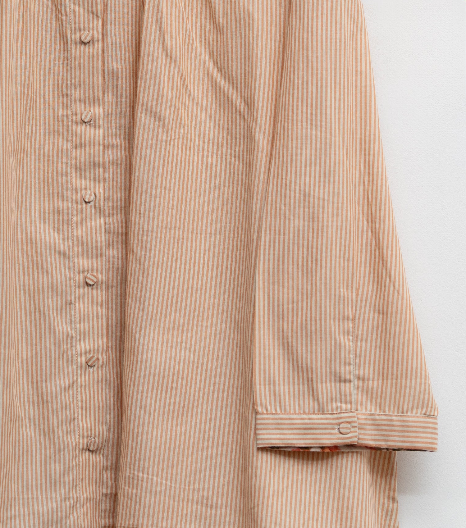 Beige Cotton Shirt with Slip