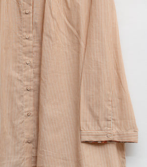 Beige Cotton Shirt with Slip