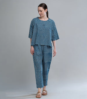 Indigo Mosaic Co-ord Set