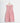 Pink Blossom Elegance Linen Dress For Girls