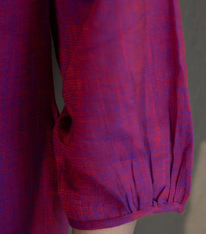 DUAL TONE COTTON DRESS