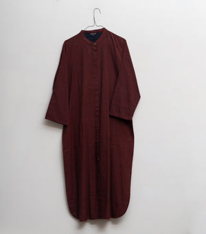Maroon Cotton Kurta