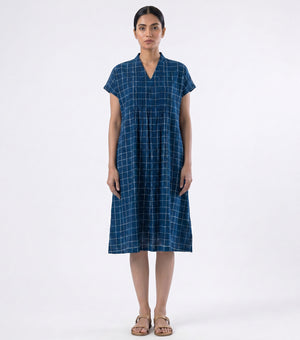 Indigo Cotton Dress