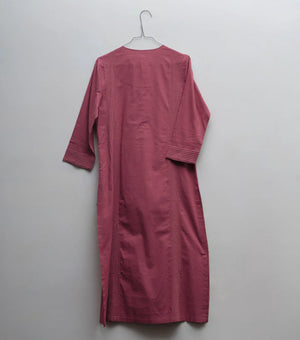 Maroon Cotton Kurta