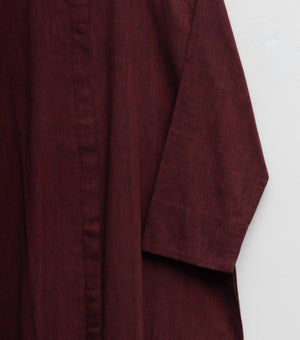 Maroon Cotton Kurta