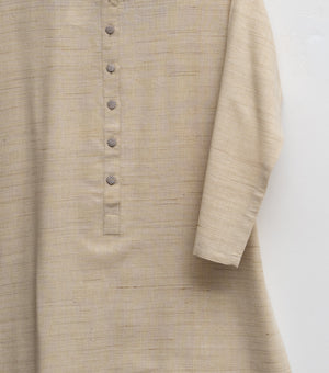 Beige Cotton Kurta