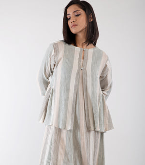 Beige Cotton Kediyo set