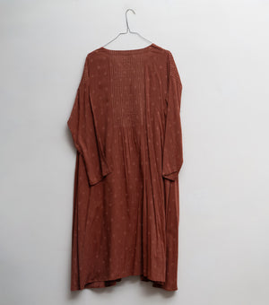 Brown Cotton Cape with Slip