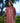 Red and Natural Soft Cotton Tunic and Pants Set