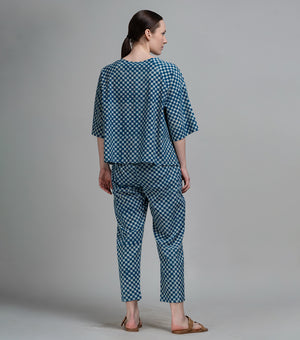 Indigo Mosaic Co-ord Set