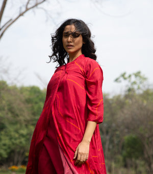 MUSLIN SPIRAL PRINT CHOGA SET