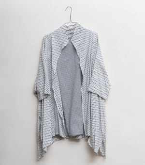 White Cotton Jacket with Slip