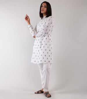 White cotton Tunic