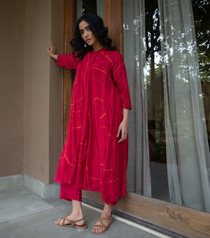 MUSLIN SPIRAL PRINT CHOGA SET