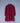 Maroon Woollen Dress for Girls with Smocking Detailing