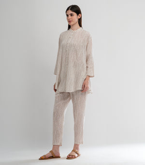 Beige Cotton Co-ord Set