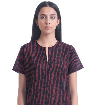 Black Cotton Loungewear Set of 2