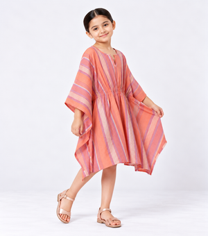 Printed Cotton Kaftan for Girls