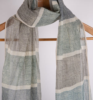 Multicolor Printed Chanderi Stole