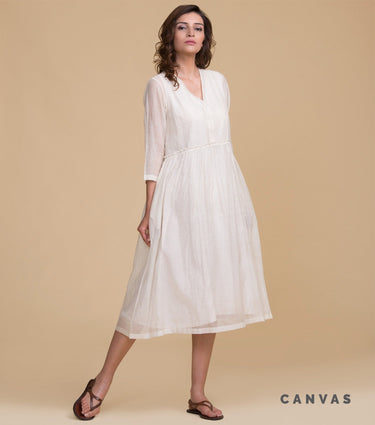 White cotton dress