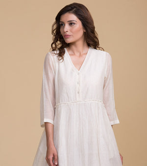 White cotton dress