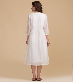 White cotton dress
