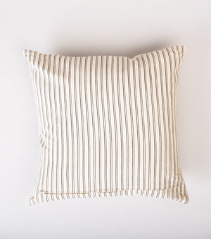 Off White Printed Cotton Cushion Cover