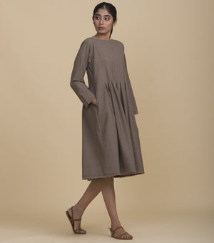 Beige Wool Dress