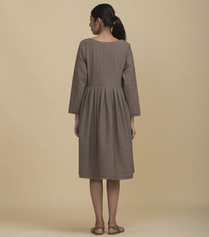 Beige Wool Dress