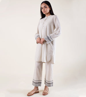 Ivory Printed Cotton Co-ord Set