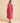 Pink pleated cotton dress