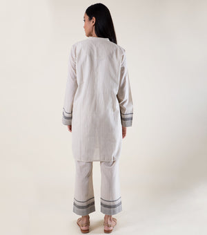 Ivory Printed Cotton Co-ord Set