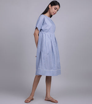 Stripe Cotton Linen Dress