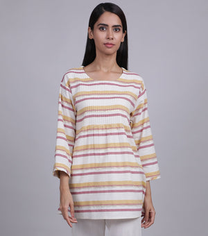 Crayon Stripes Cotton Top