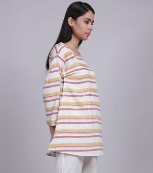 Crayon Stripes Cotton Top