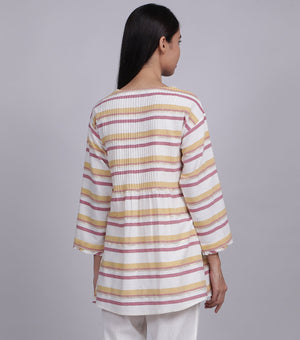 Crayon Stripes Cotton Top