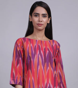 Multicolor Woven Kurta