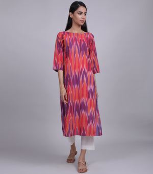 Multicolor Woven Kurta