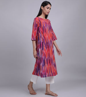 Multicolor Woven Kurta