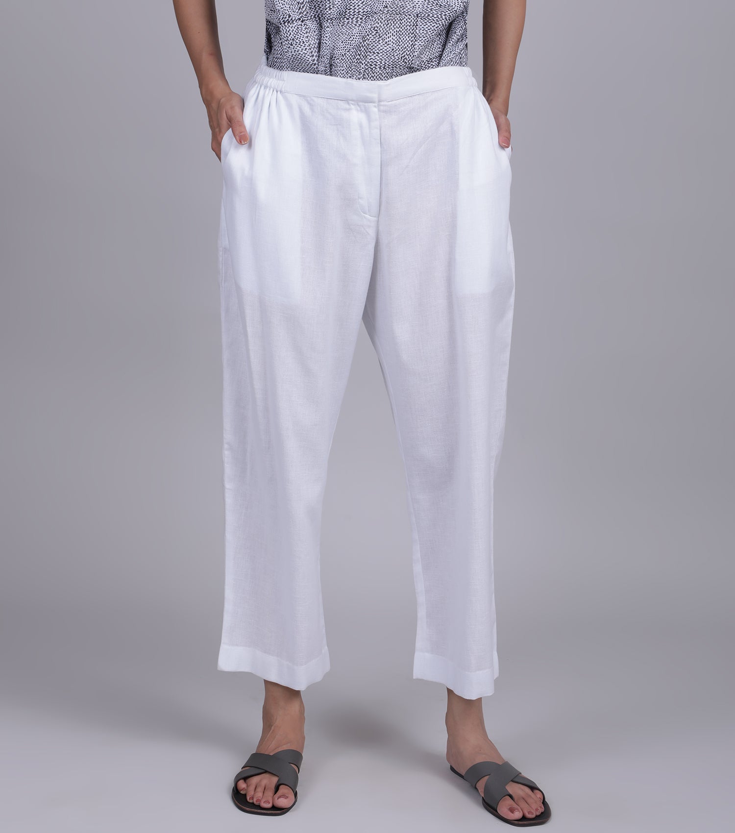 White Cotton Pant