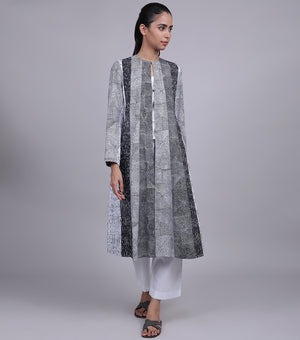 Black & White Cotton Cape