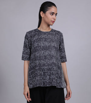 Black & White Cotton Top